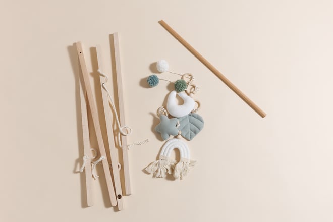 Holz-Babygym - Minze