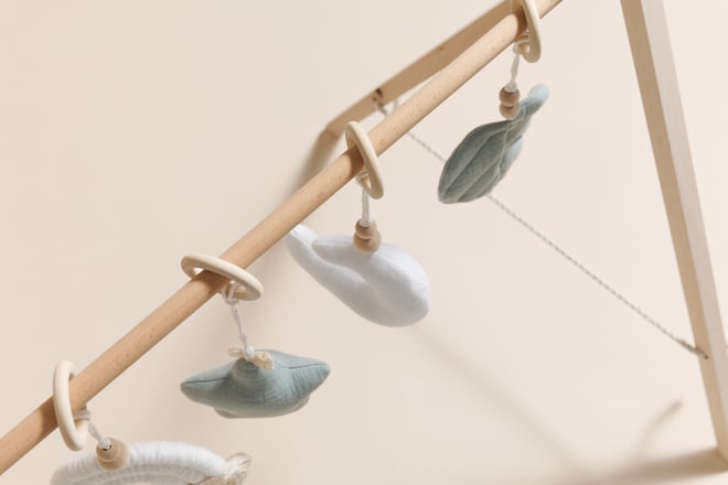 Wooden Baby Gym - Mint
