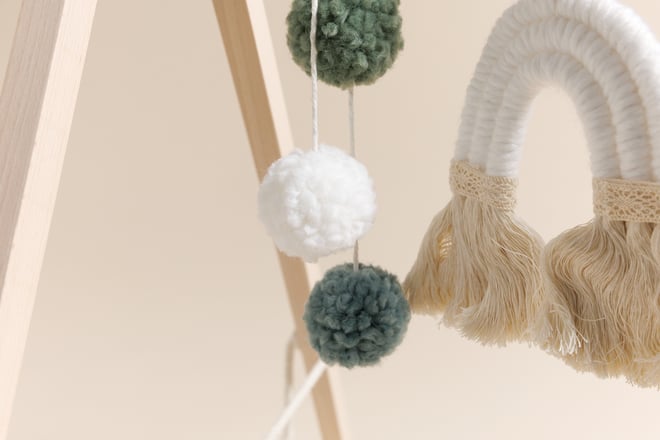 Holz-Babygym - Minze