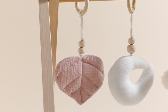 Arche d'éveil en Bois - Rose
