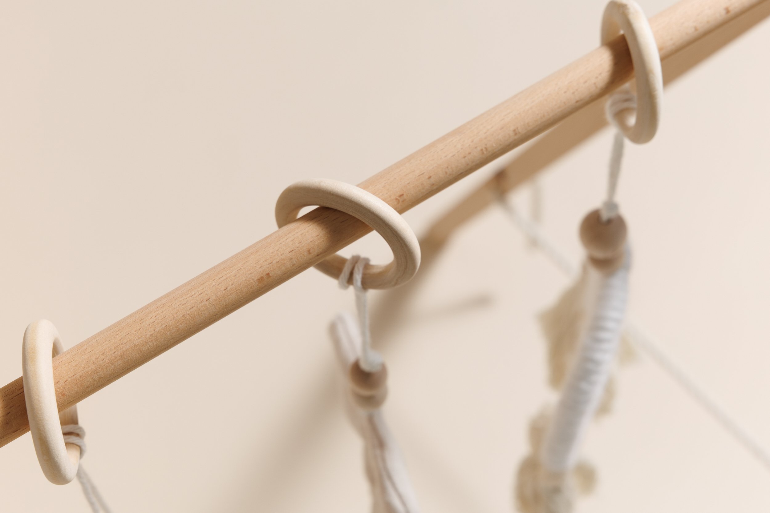 Wooden Baby Gym - Beige Wooden Baby Gym - Beige