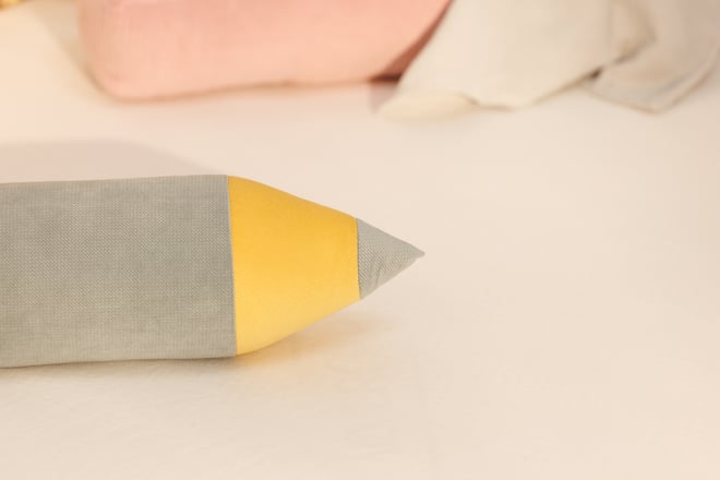 Khaki Pencil Cushion