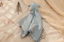 Star Comforter - Light Blue