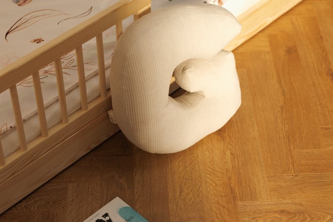 Letter Cushion G - Ecru Corduroy