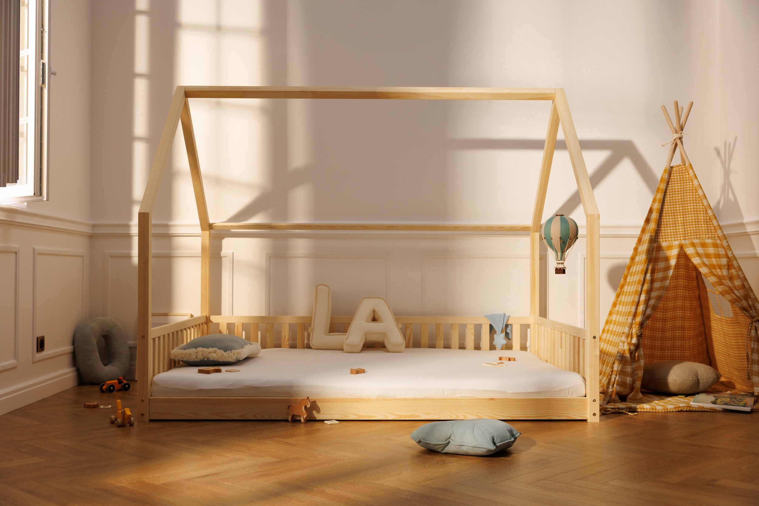 Cama Casinha L Premium 140x200cm Cama Casinha L Premium 140x200cm