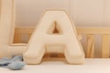 Letter Cushion A - Boho Vanilla