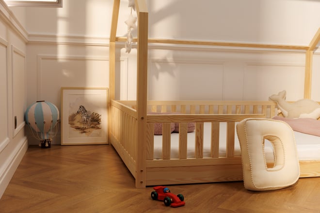 Cuscino Lettera D - Boho Vaniglia