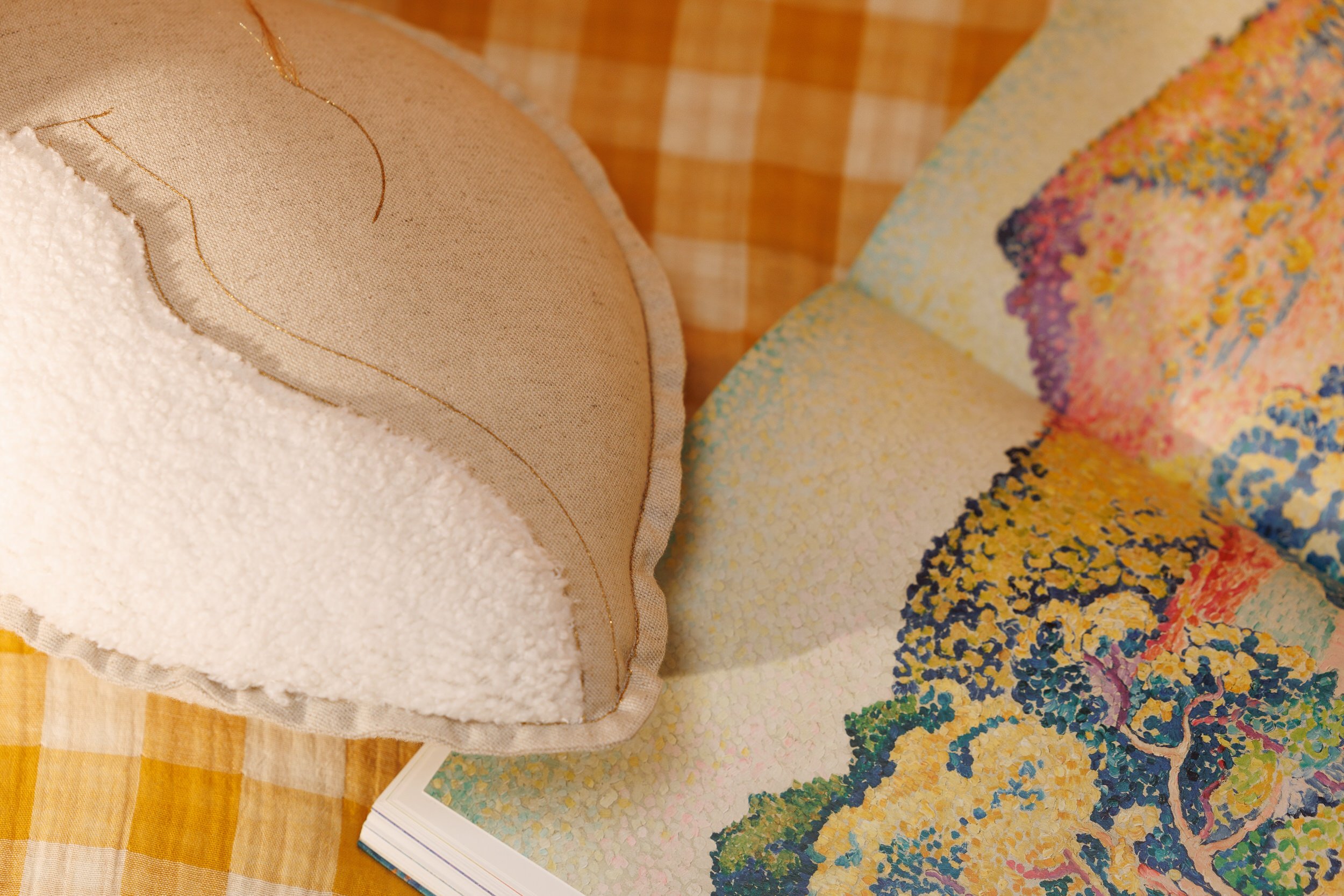 Linen Whale Cushion Linen Whale Cushion