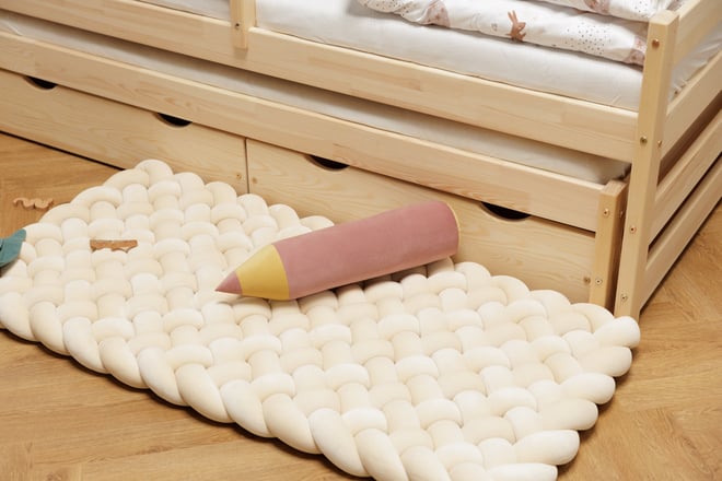 Coussin Crayon Vieux Rose