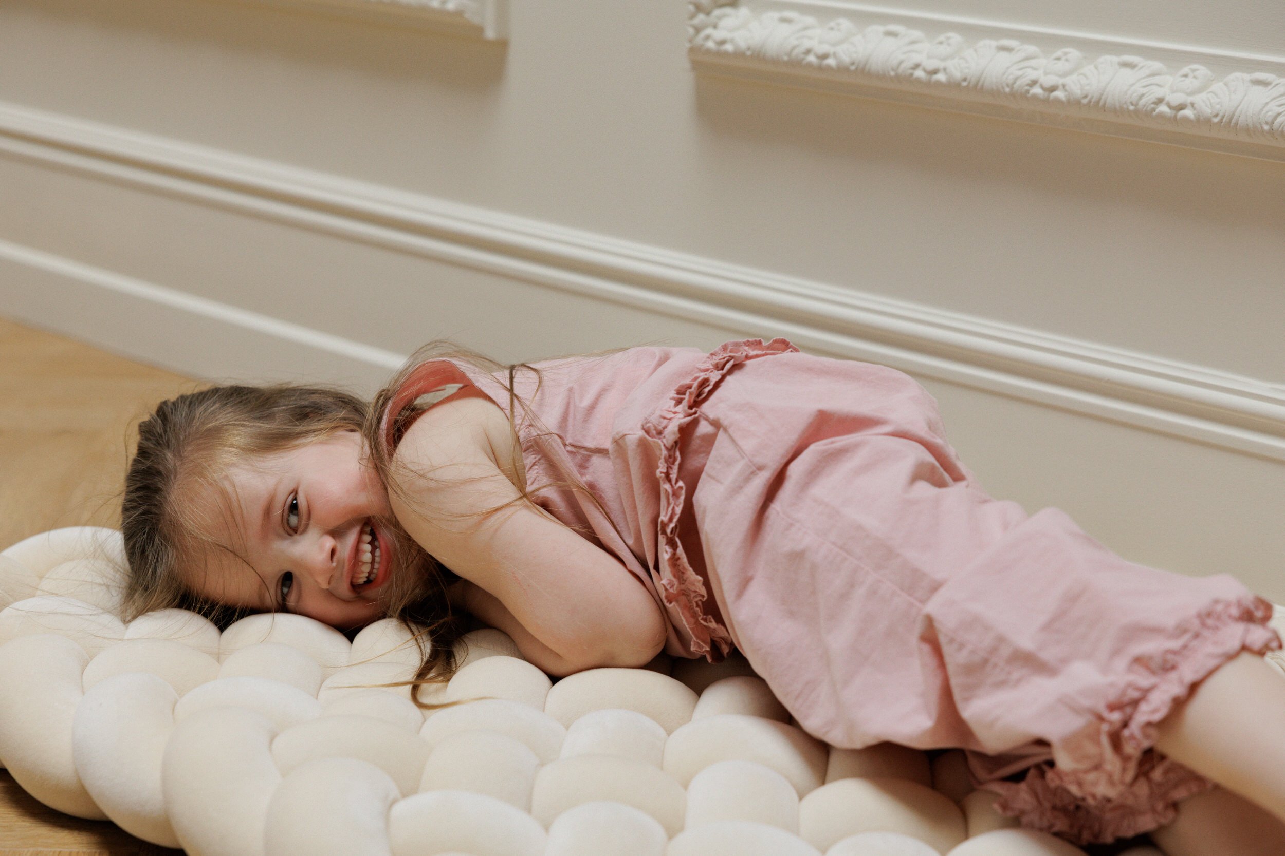 Braided Floor Mattress Almond Braided Floor Mattress Almond