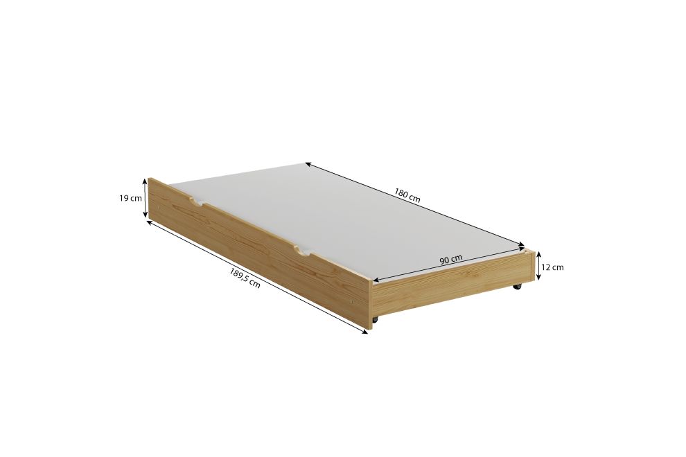 Drawer - Natural Wood 90x180 Drawer - Natural Wood 90x180