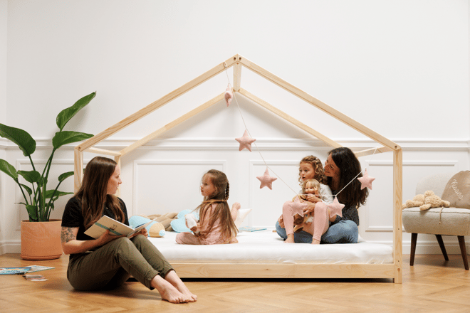 Cama casita DK 140x200cm