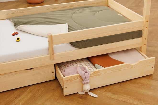 Ensemble Couette et Oreiller 110x140cm - Kit de Sieste - Vert Sapin
