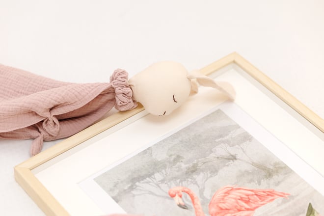 Peluche mantita Huggy Rosie