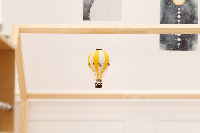 Yellow Hot Air Balloon