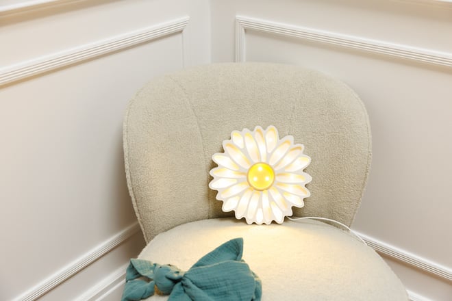Lampe Little Lights Marguerite Blanche LED