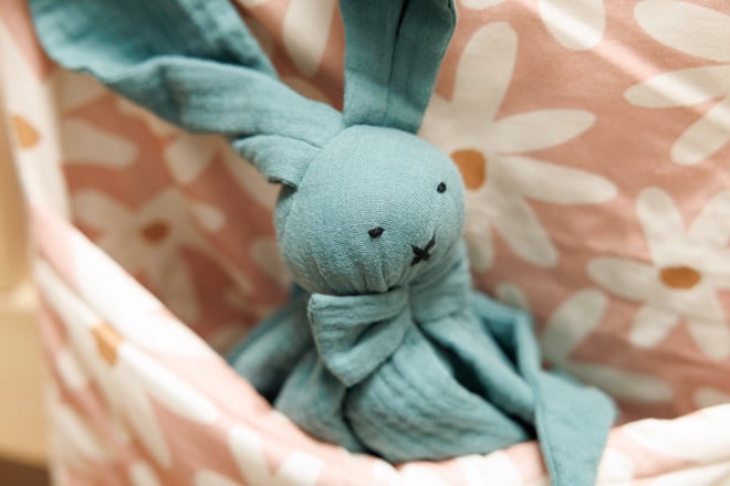 Mineral Blue Rabbit Comforter