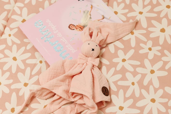 Doudou Lapin - Sepia Rose