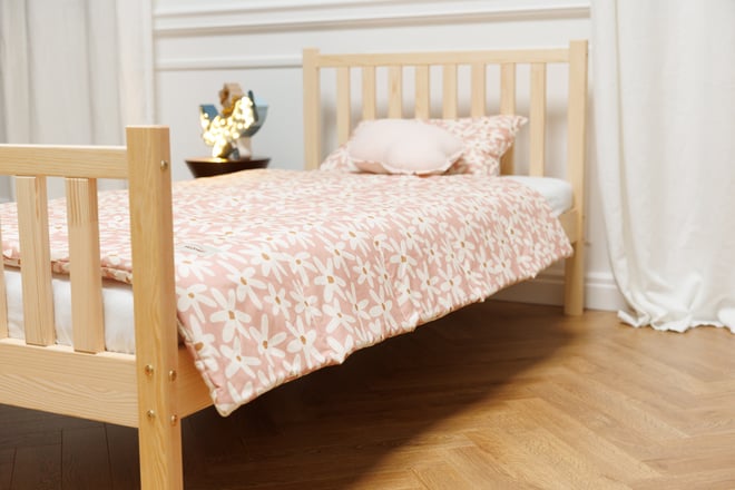 Bettdecke 120x160 & Kissen 40x60 Set - Marguerites