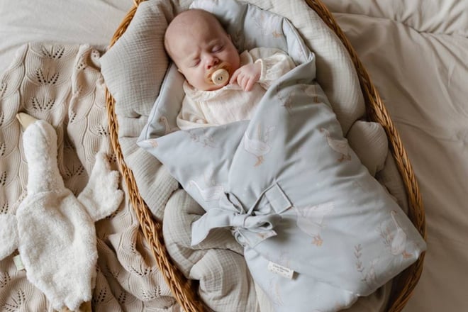 Saco de dormir envolvente Happy Goose Olive