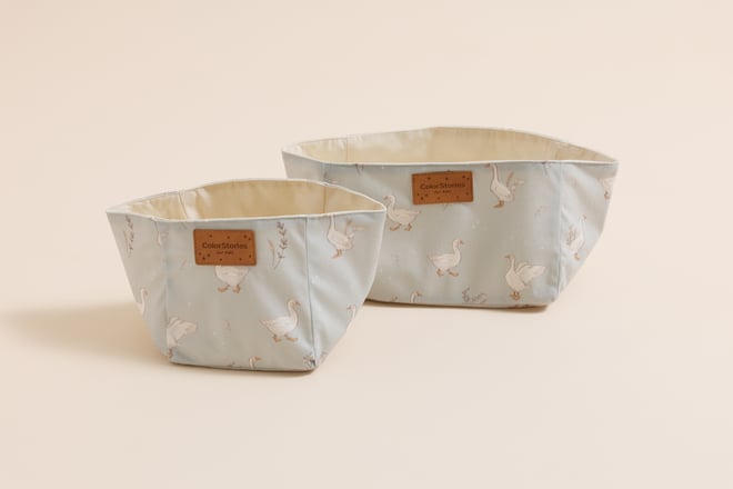 Cesta de aseo Happy Goose Olive L
