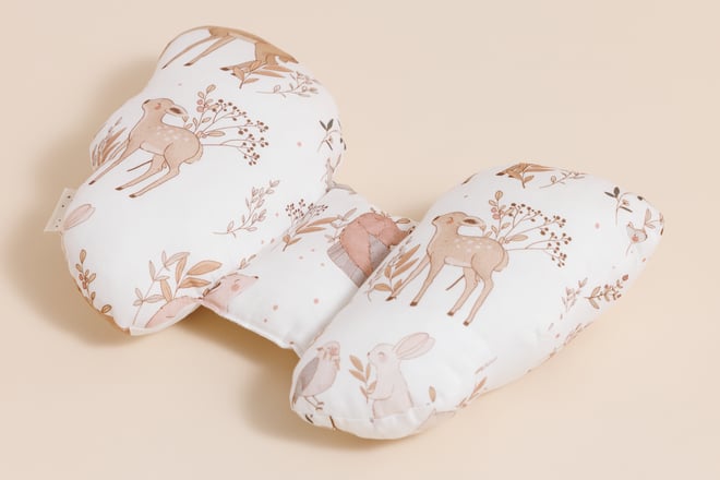 Forest Friends Butterfly Pillow