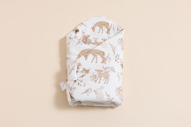 Forest Friends Swaddle