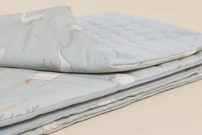 Happy Goose Olive Minky Blanket
