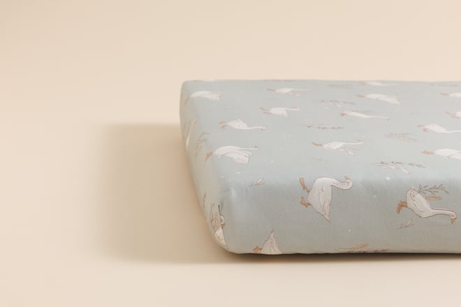 Happy Goose Olive Fitted Sheet
