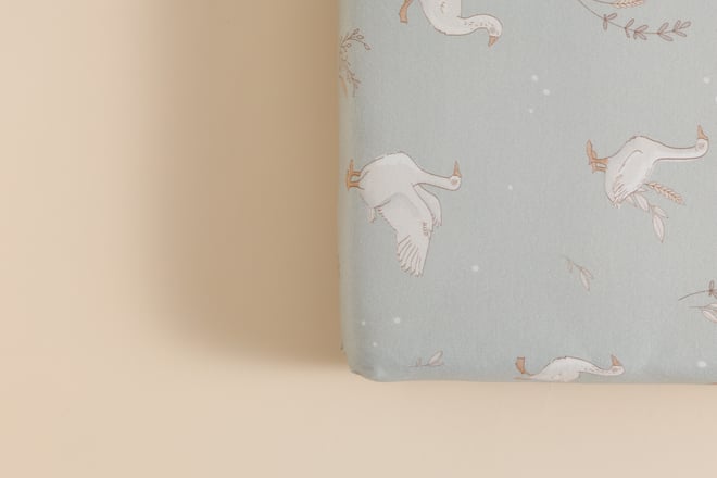 Happy Goose Olive Fitted Sheet