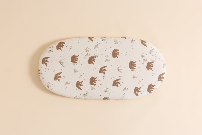 Fitted Sheet for Moses Basket Bears