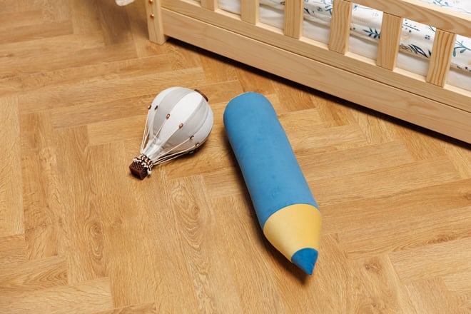 Ocean Blue Pencil Cushion