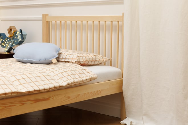 Cuscino Nuvola in Lino Blu