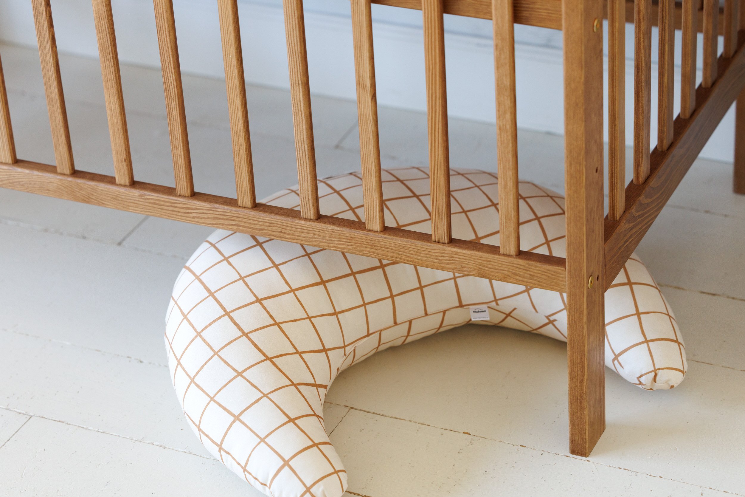 Coussin d'Allaitement Vichy Caramel Coussin d'Allaitement Vichy Caramel