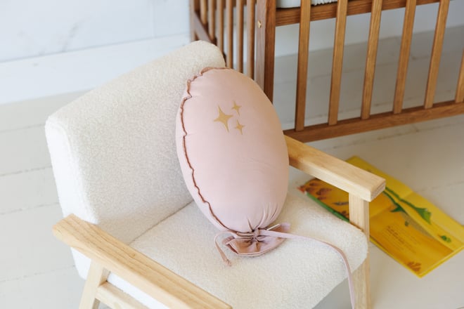 Mini Cojín Globo Decorativo - Rosa