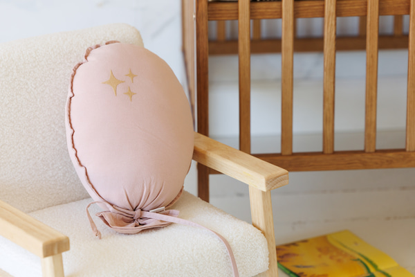 Mini Dekoratives Ballon-Kissen - Rosa