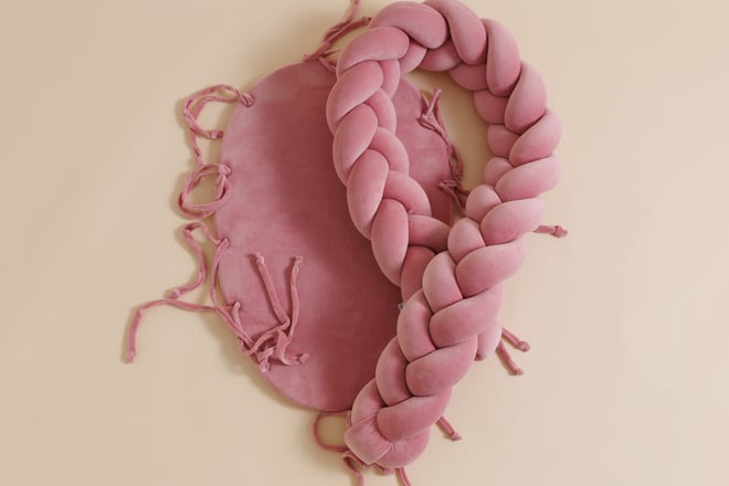 Riduttore intrecciato Rosa antico