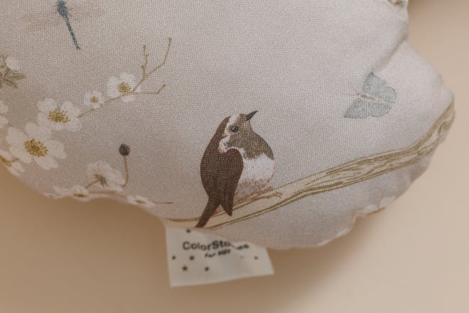 Birdsong Butterfly Pillow