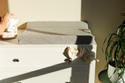Muslin Changing Table Green