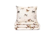 Cotton Satin Horses Duvet Set 140x200