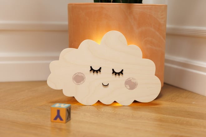 Lâmpada Smiling Cloud - Natural