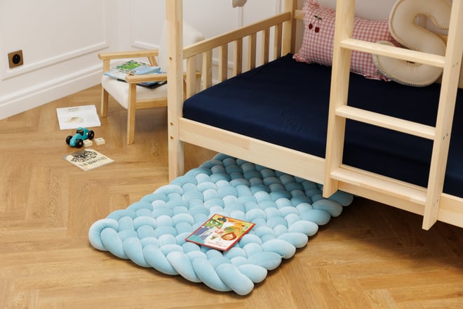 Matelas de Sol Tressé - Ice Blue
