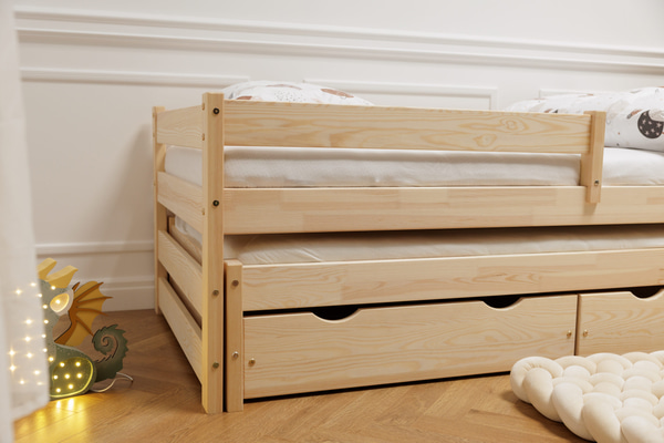 Cajón de madera natural - 90x180