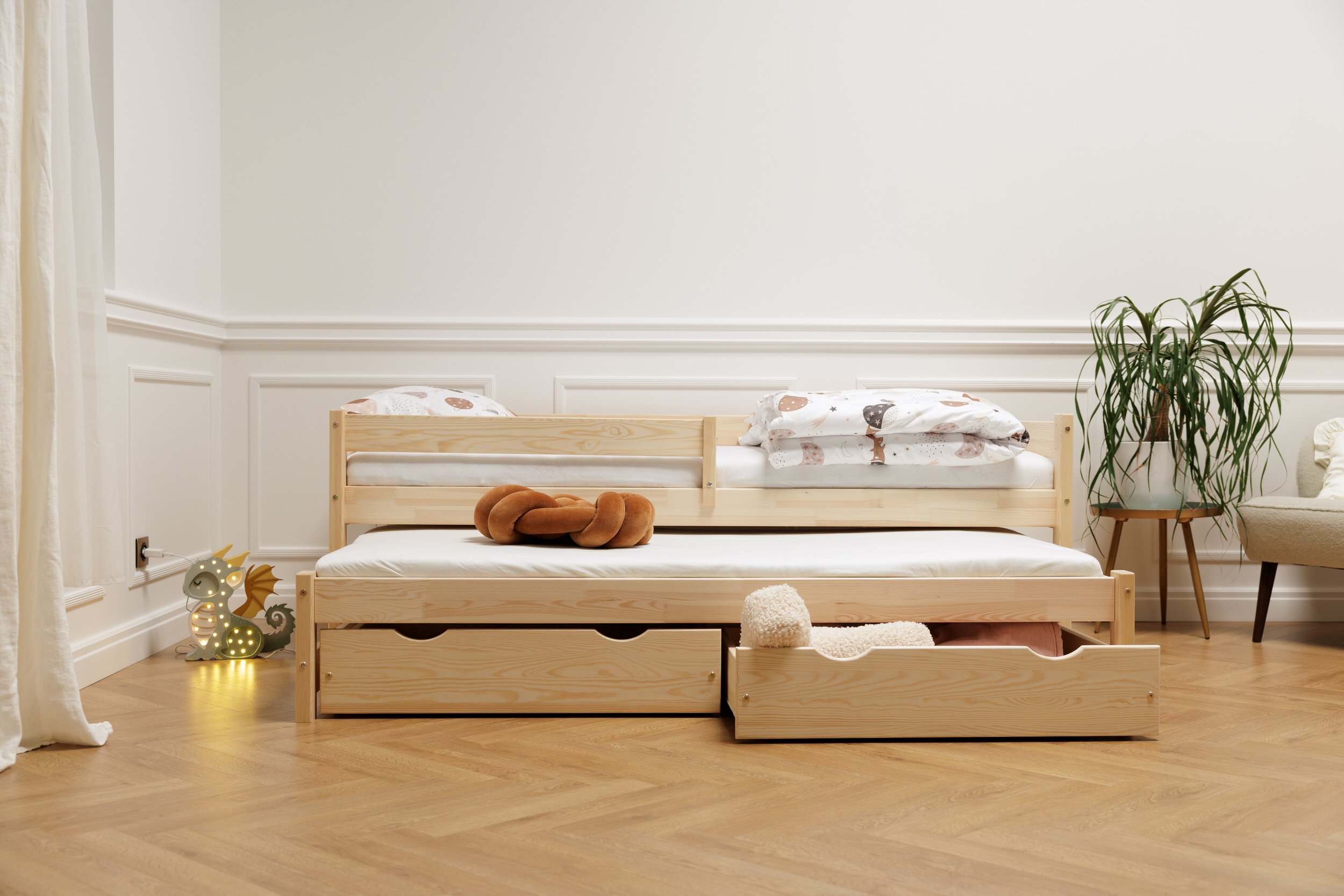 Drawer - Natural Wood for Bed 90x180 Drawer - Natural Wood for Bed 90x180