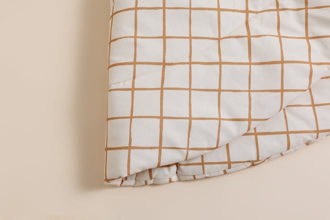 Tapis Vichy Caramel