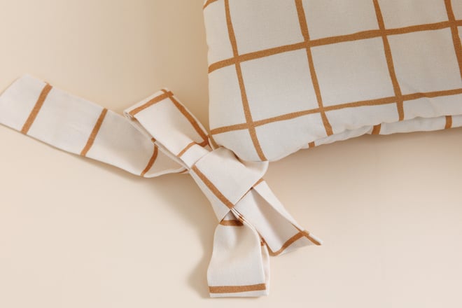 Tour de Lit Vichy Caramel