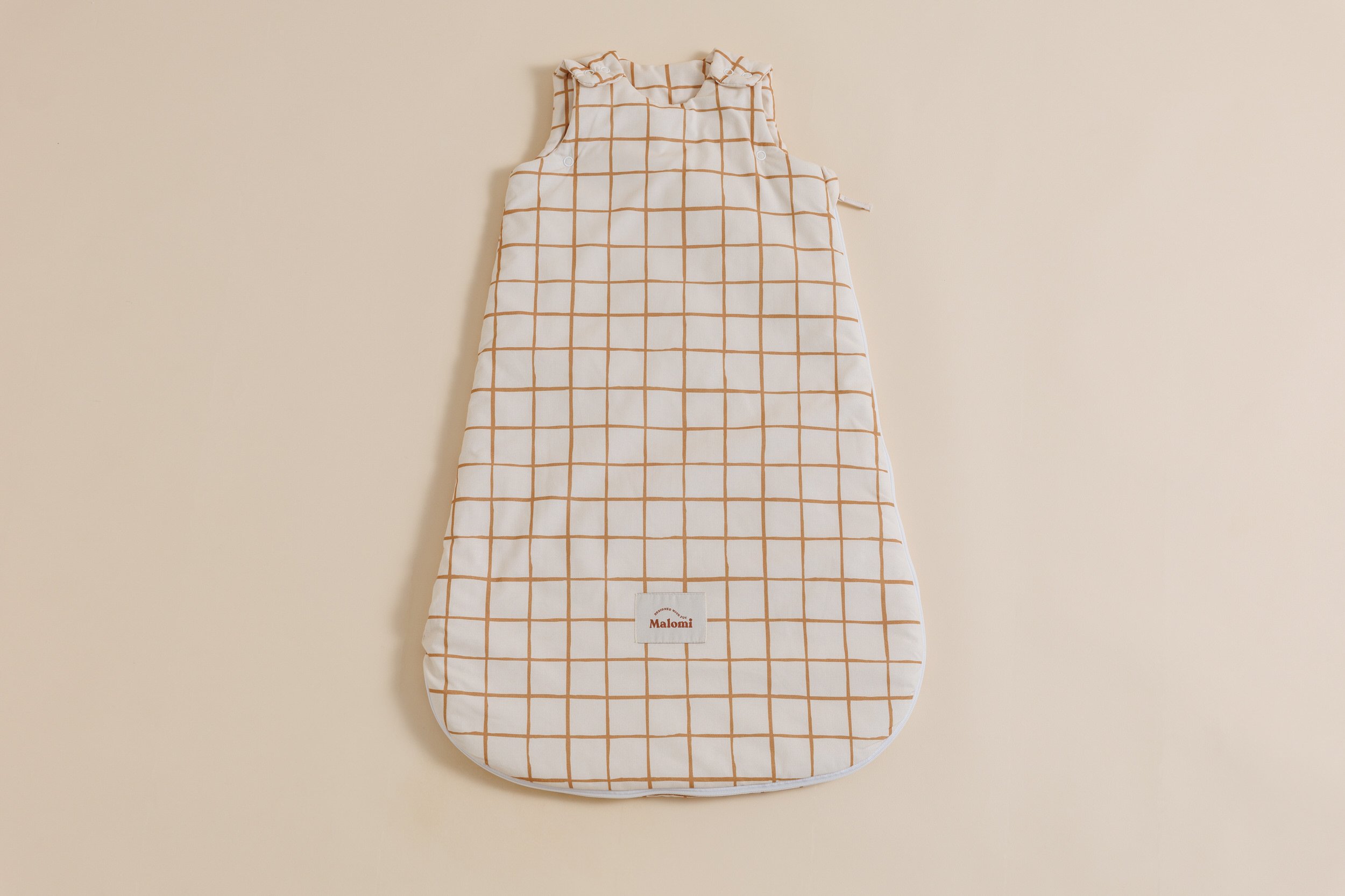 Babyschlafsack - Vichy Caramel Babyschlafsack - Vichy Caramel