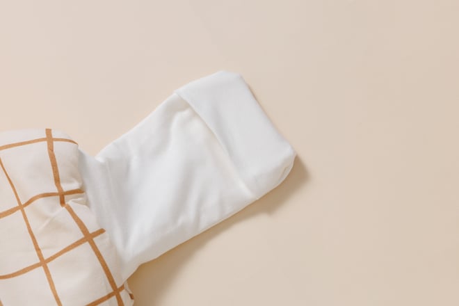 Saco de Dormir con Piernas - Vichy Caramel