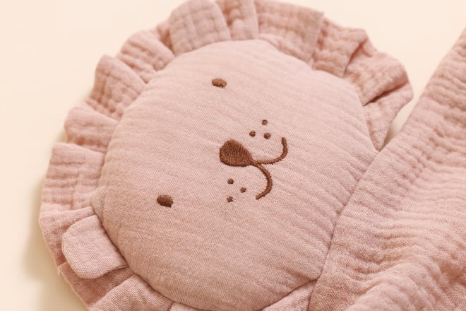 Peluche Leone Rosa