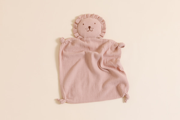 Schmusetuch Löwe Rosa